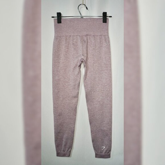 Gymshark Adapt Marl Seamless Leggings - Light Purple - Size S - Picture 6 of 13